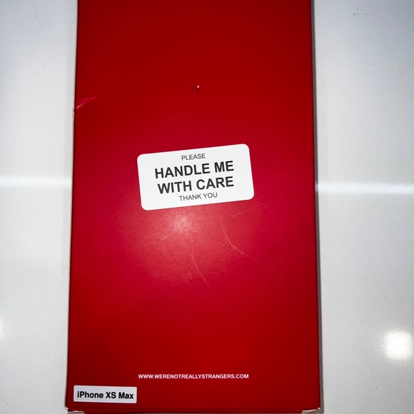 We're Not Really Strangers, Clear iPhone XS Max Phone Case - Picture 6 of 6